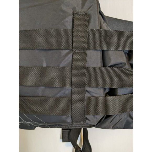 SLIPPERY Super X Large LIFE JACKET Personal Flotation Device BLACK Chest 50-60" - Picture 8 of 8
